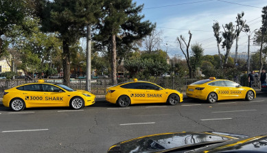 SHARK has launched a fleet of Tesla taxis in Odesa: details of the first trips