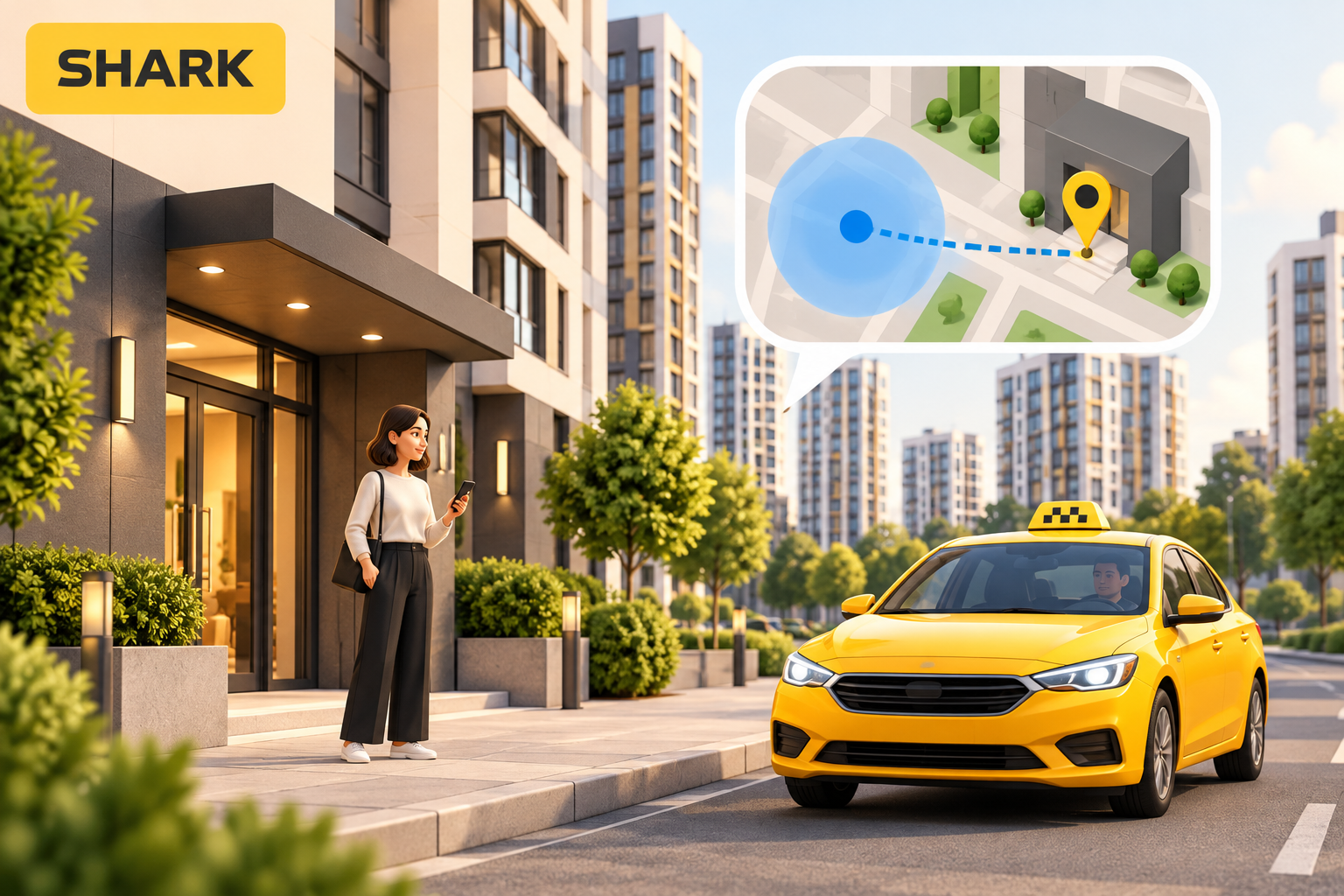 Inaccurate taxi pickup location: how to check the meeting point